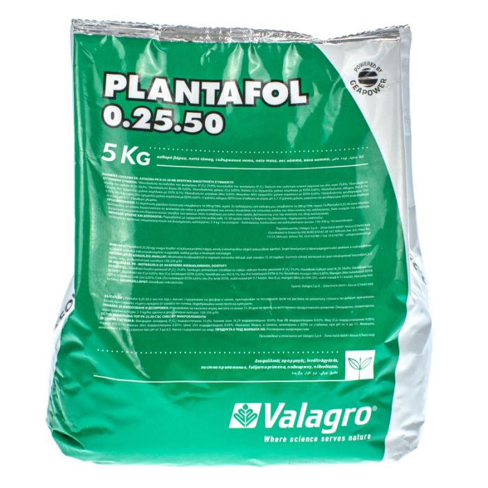 Мінеральне добриво Plantafol (Плантафол) 0.25.50 Зав`язь 5 кг, Valagro