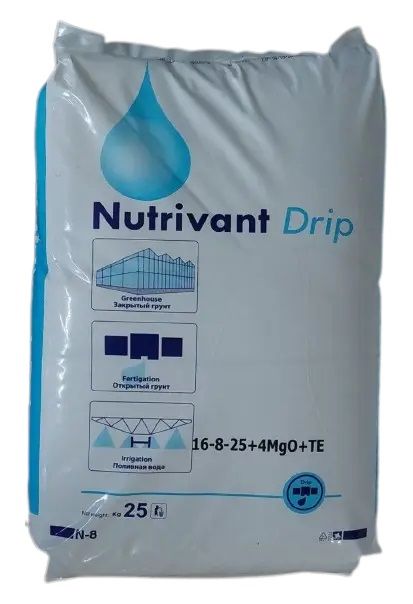 Добриво для систем крапельного поливу Нутрівант Дріп 16-8-25+4MgO 1 кг, ICL Specialty Fertilizers (товар на вагу)