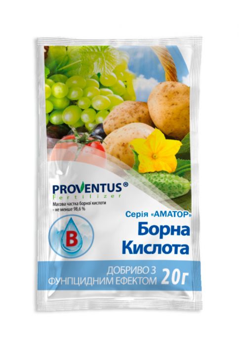 Добриво Борна кислота 20 г, Proventus