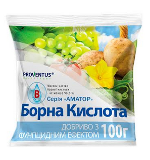 Добриво Борна кислота 100 г, Proventus