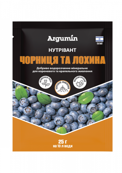 Мінеральне добриво Argumin Нутрівант чорниця та лохина 25 г, Fertilizers&Chemicals Ltd