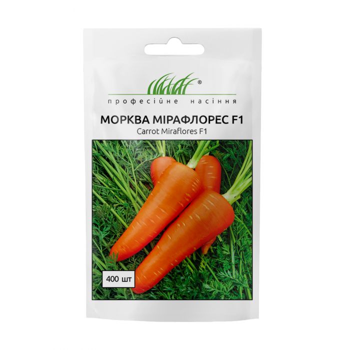 Морква Мірафлорес F1 тип Шантане 400 шт, Професійне насіння