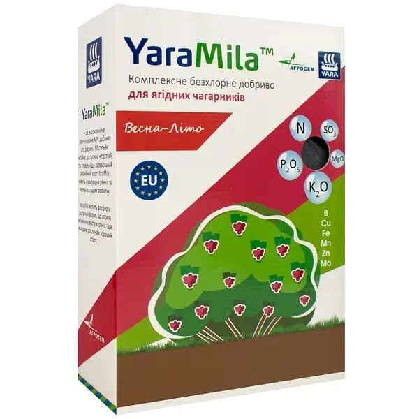 Комплексне безхлорне добриво для ягідних чагарників 1 кг, YaraMila