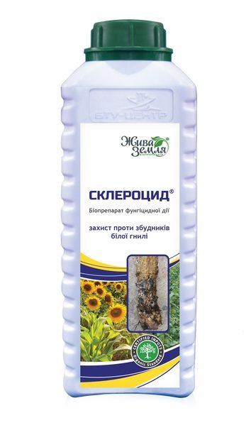 Біофунгіцид проти білої гнилі Склероцид 1 л, Жива Земля