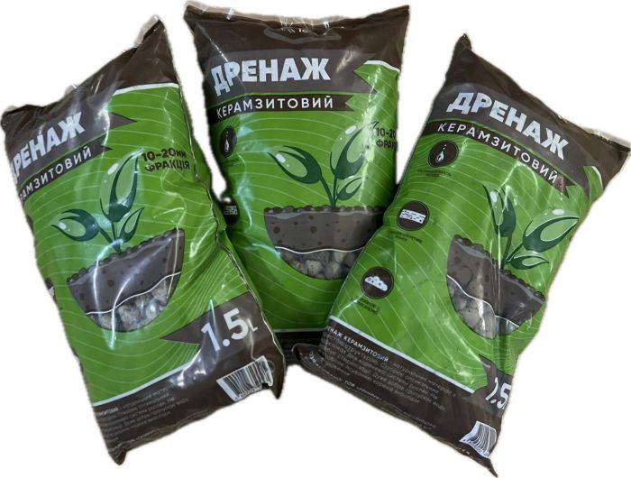 Дренаж керамзитовий 10-20 мм 1,5 л, Green Rich