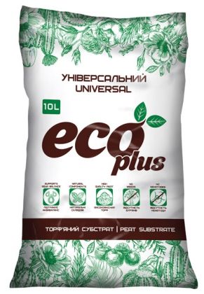 Торф'яний субстрат Універсальний ECO PLUS 10 л