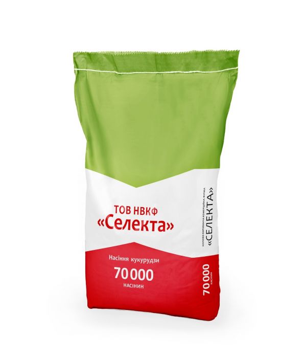 Кукурудза на зерно Зернослав середньранній (ФАО 230) 70 000 шт, Селекта