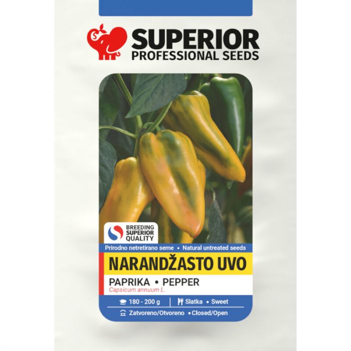 Перець солодкий Помаранчеве Вухо 1 г, Superior (товар на вагу)