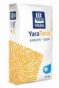 Мінеральне добриво YaraTera KRISTA SOP (Сульфат калію) 25 кг, Фінляндія