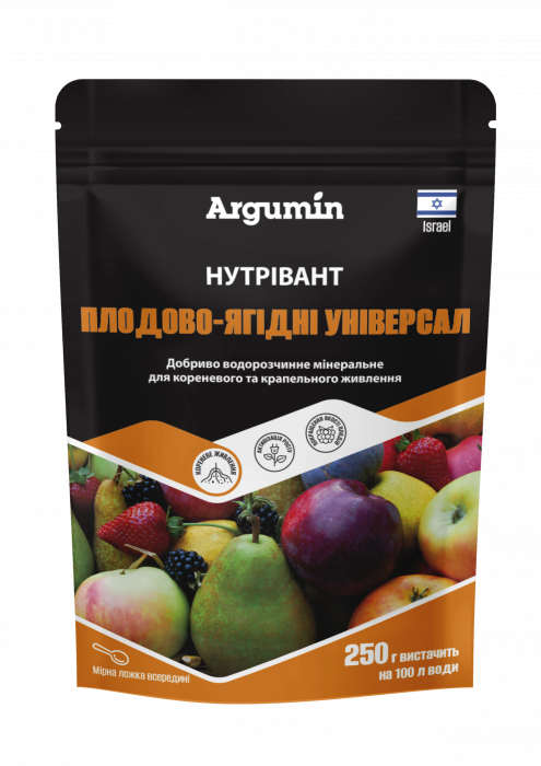 Мінеральне добриво Argumin Нутрівант плодово-ягідні універсал 250 г, Fertilizers&Chemicals Ltd