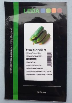 Огірок Фурор F1 самозапильний 100 шт, Leda Agro
