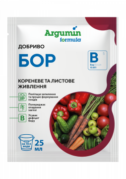 Рідке борвмісне добриво Бор Argumin formula 25 мл, Євроагрогруп