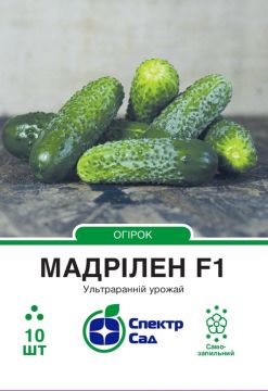 Огірок Мадрілен F1 самозапильний 10 шт, Спектр Сад