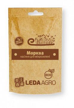 Насіння для мікрозелені Морква 5 г, Leda Agro