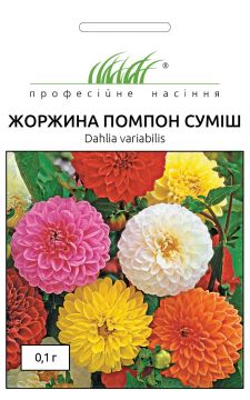  Жоржина махрова Помпон суміш 0,1 г