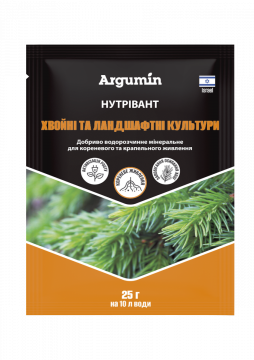 Мінеральне добриво Argumin Нутрівант хвойні та ландшафтні культури 25 г, Fertilizers&Chemicals Ltd