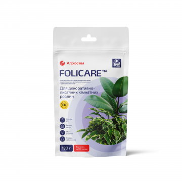 Мінеральне добриво для декоративно-листяних кімнатних рослин Yara Folicare 180 г