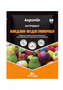 Мінеральне добриво Argumin Нутрівант плодово-ягідні універсал 25 г, Fertilizers&Chemicals Ltd