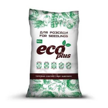 Торф'яний субстрат для розсади ECO PLUS 50 л