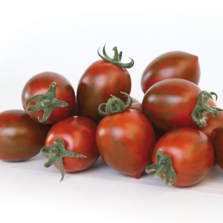 天上の花 Томат KS 277 F1 тигрова сливка 500 шт, Kitano Seeds Нідерланди